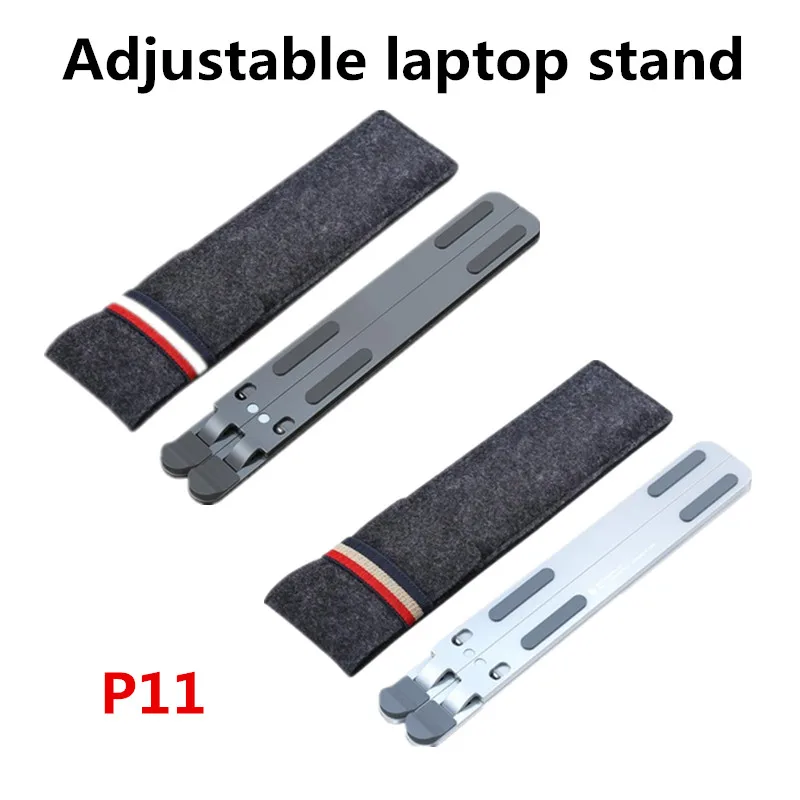 Dudukan Laptop Aloi Aluminium Dapat Disesuaikan, Dudukan Laptop Multi-sudut Penyangga Laptop Notebook Dapat Dilipat dengan Rilis Panas