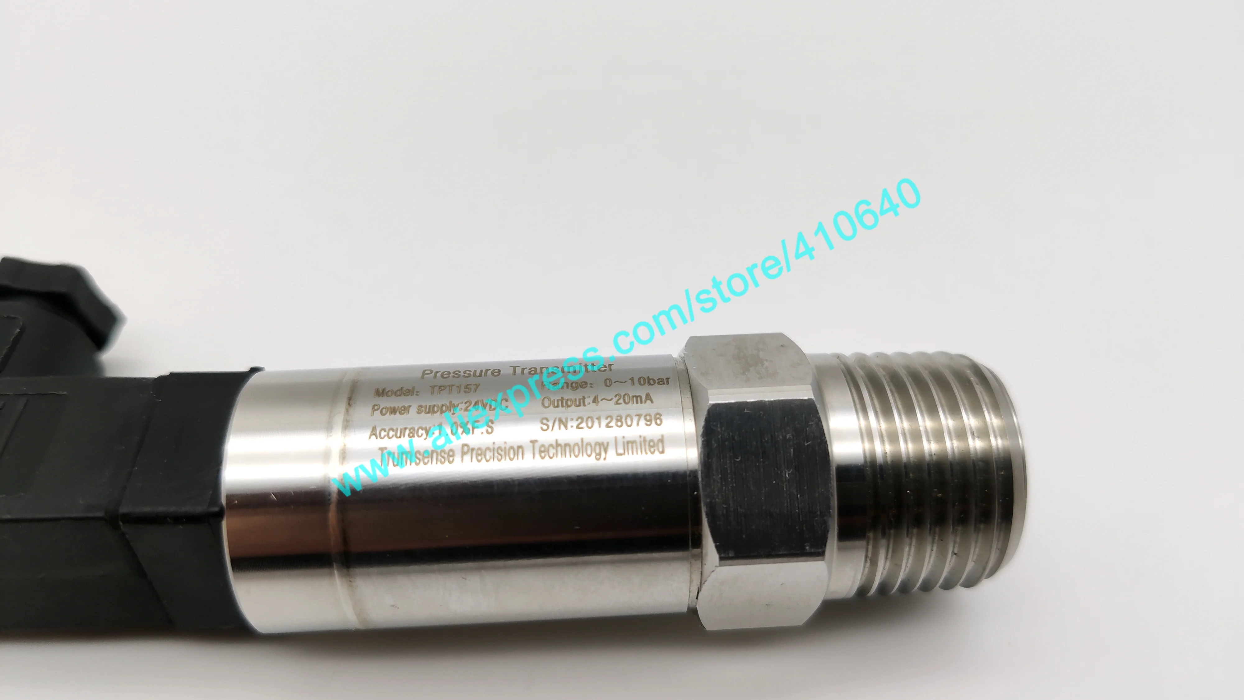 Factory Direct Supplying 10 bar Pressure Transmitter DC 24V 4 to 20 mA Output 1/2'' NPT Connection with Famous Chip