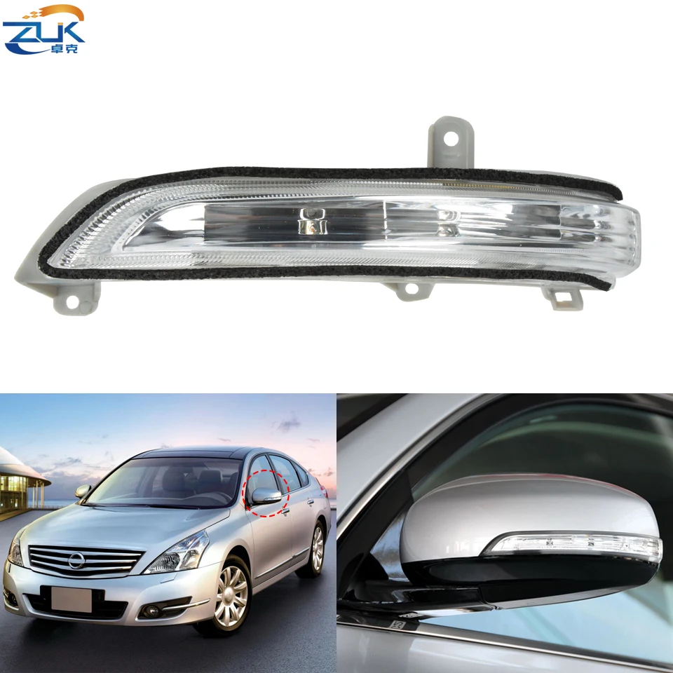 Car Accessories Side Rearview LED Turn Signal Light For NISSAN TEANA Altima J32 2008-2012 Auto Rear View Wing Mirror Arrow Lamp