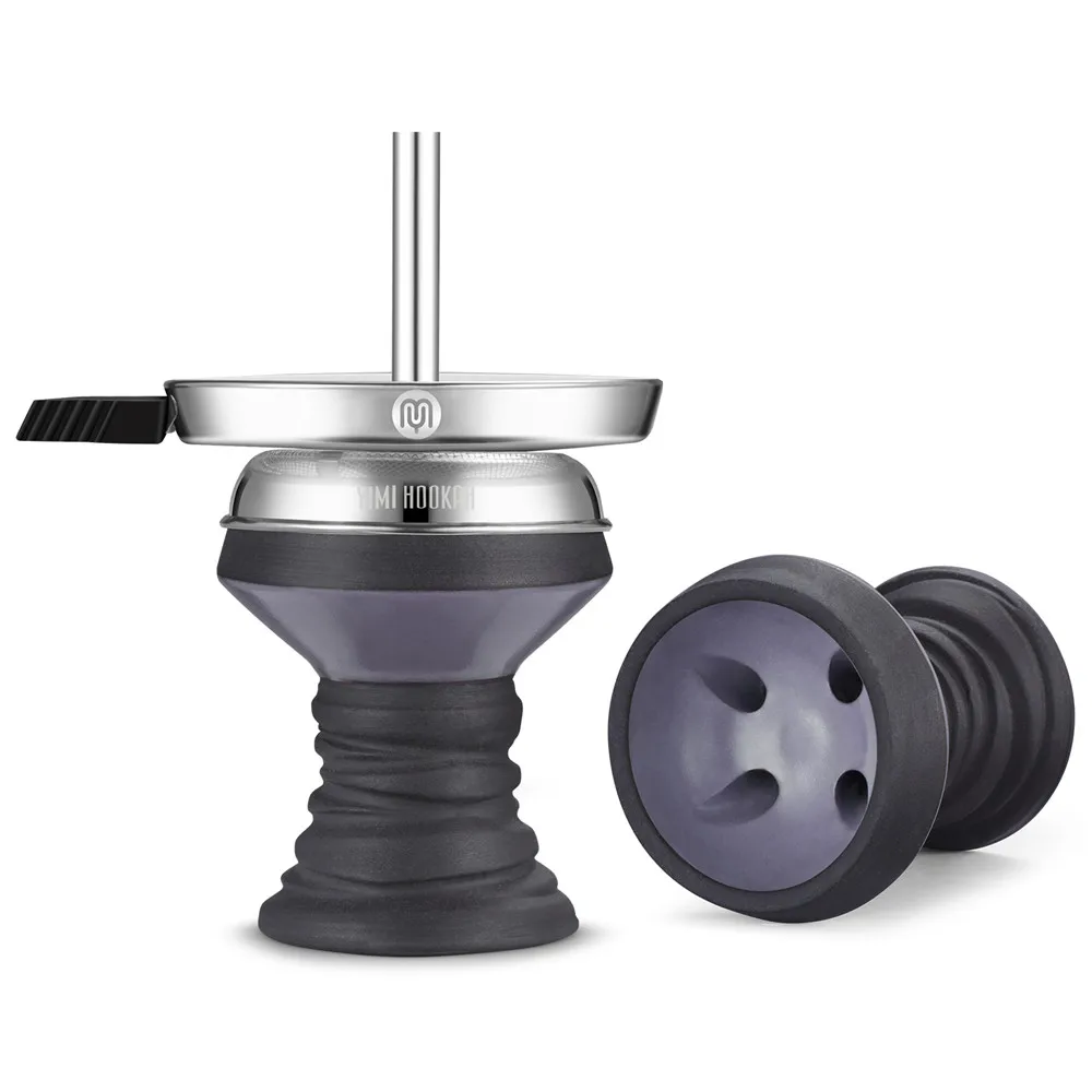 Yimi Hookah Premium Stone Shisha Head With Charcoal Holder Pipe Screen Shisha Bowl Chicha Accessories