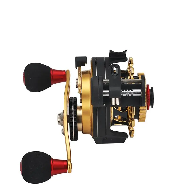 WOEN ZH60 Automatic wiring Micro lead wheel 3.6:1 high speed ratio magnetic force Slow down Sea fishing Raft fishing reel