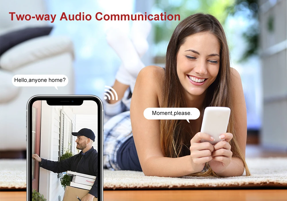 Anpviz 8MP 4K Wifi Camera Wireless Outdoor Security Auto Tracking Human Detection Two-way Audio Network Camera H.265 CamHi Pro