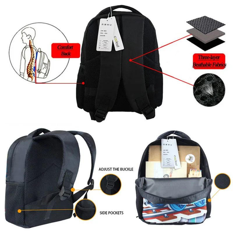 Mochila infantil de impressão Footbally, mochilas escolares, criança pequena, bolsa de jardim de infância, 12 ", 2-4 anos de idade