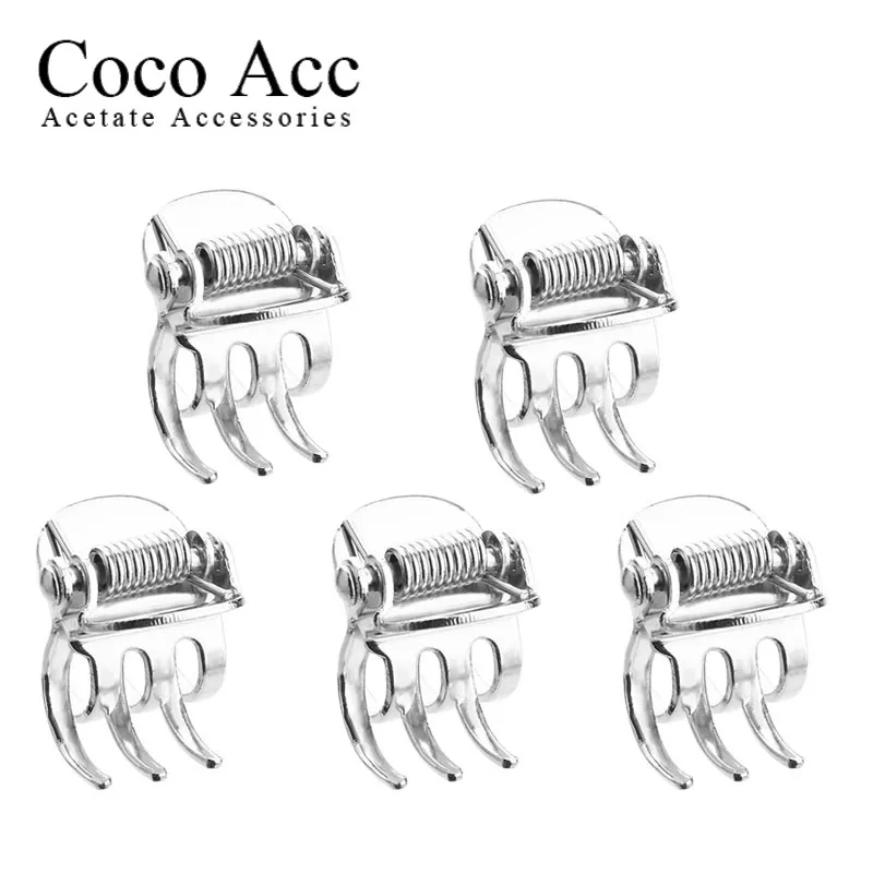 wholesale antique copper metal high quality small mini hair claws snap side clips jaw crab clamp clips