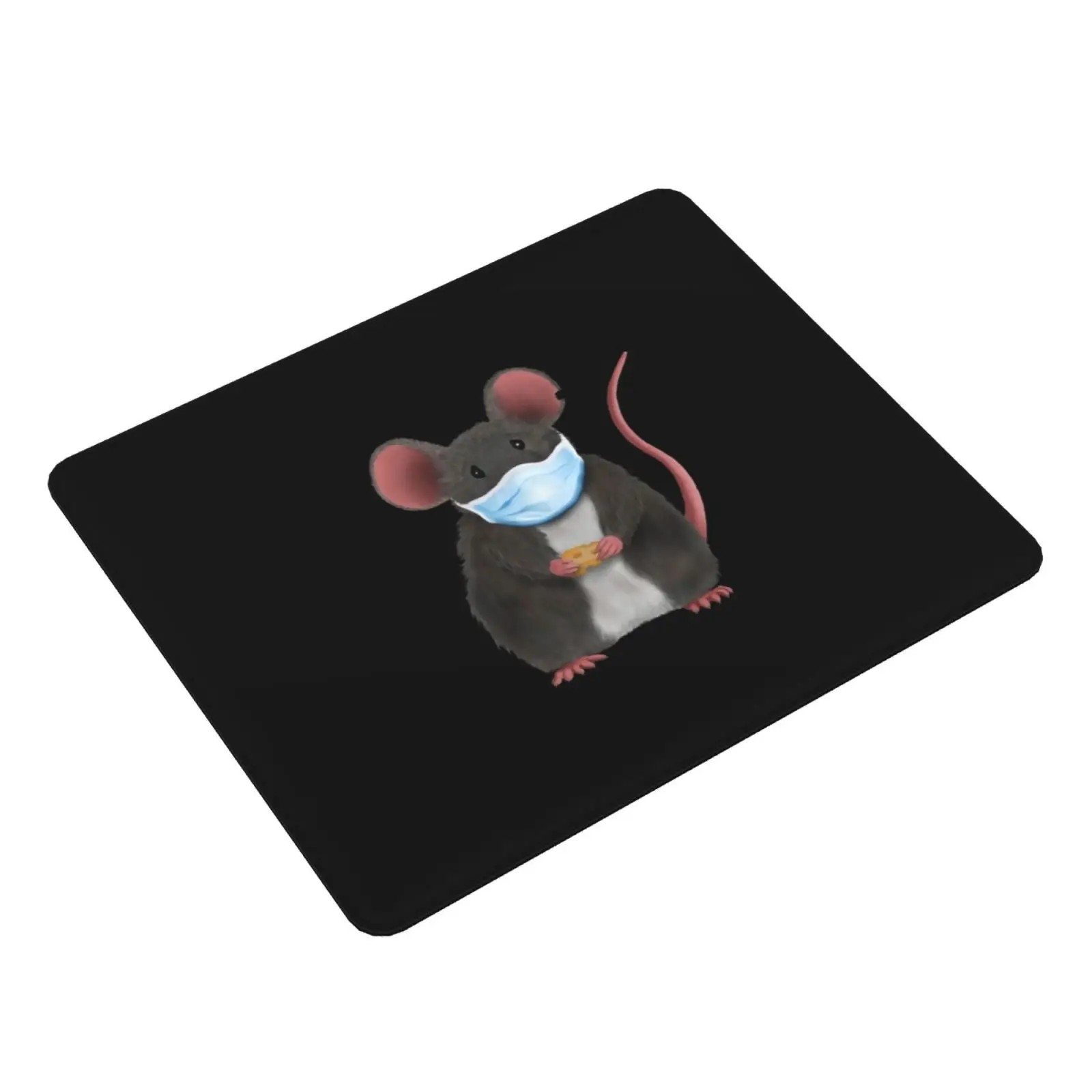 Maus / Ratte / Mouse Or Rat With Mouse Pad DIY Print Cushion D0100774a Funny Cool Quotes Slogan Fun