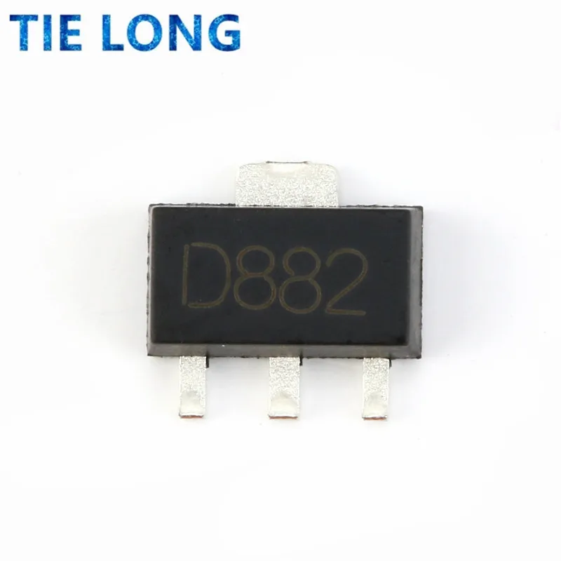 20PCS 2SB772 SOT89 B772 SMD SOT-89 2SD882 D882 PNP MEDIUM POWER TRANSISTOR