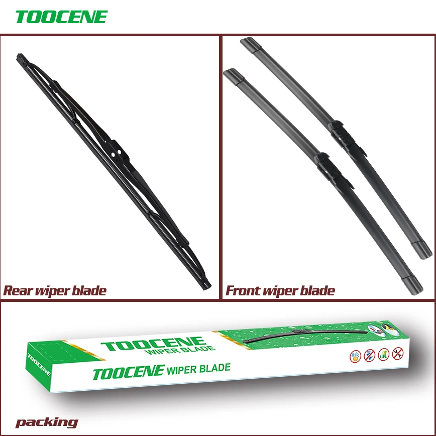 

Front and Rear Wiper Blades For Audi Q7 4L 2006-2015 car Windshield Windscreen wiper Window 26"+26"+14"