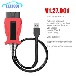 UCDS PRO+ V1.27.001 Newest With 35 Tokens FoCom  Full License UCDS Pro UCDS For Ford Full Activate OBD2 Code Reader