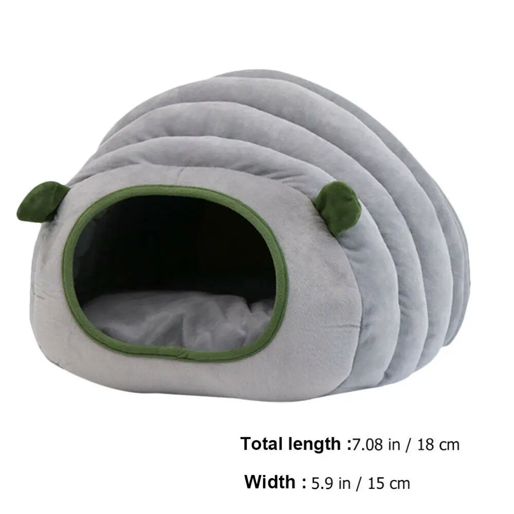 Puppy Pet Cat Dog Nest Bed Cozy Soft Warm Cave House Sleeping Bag Mat Pad Bed for Cats Sleeping Bag Nest Cave Bed