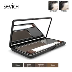 Sevich Haar Wurzel Touch-Up 8g Haaransatz Schatten Pulver 4 Farben Wasserdichte Rand Control Haaransatz Concealer Pulver Mit pinsel