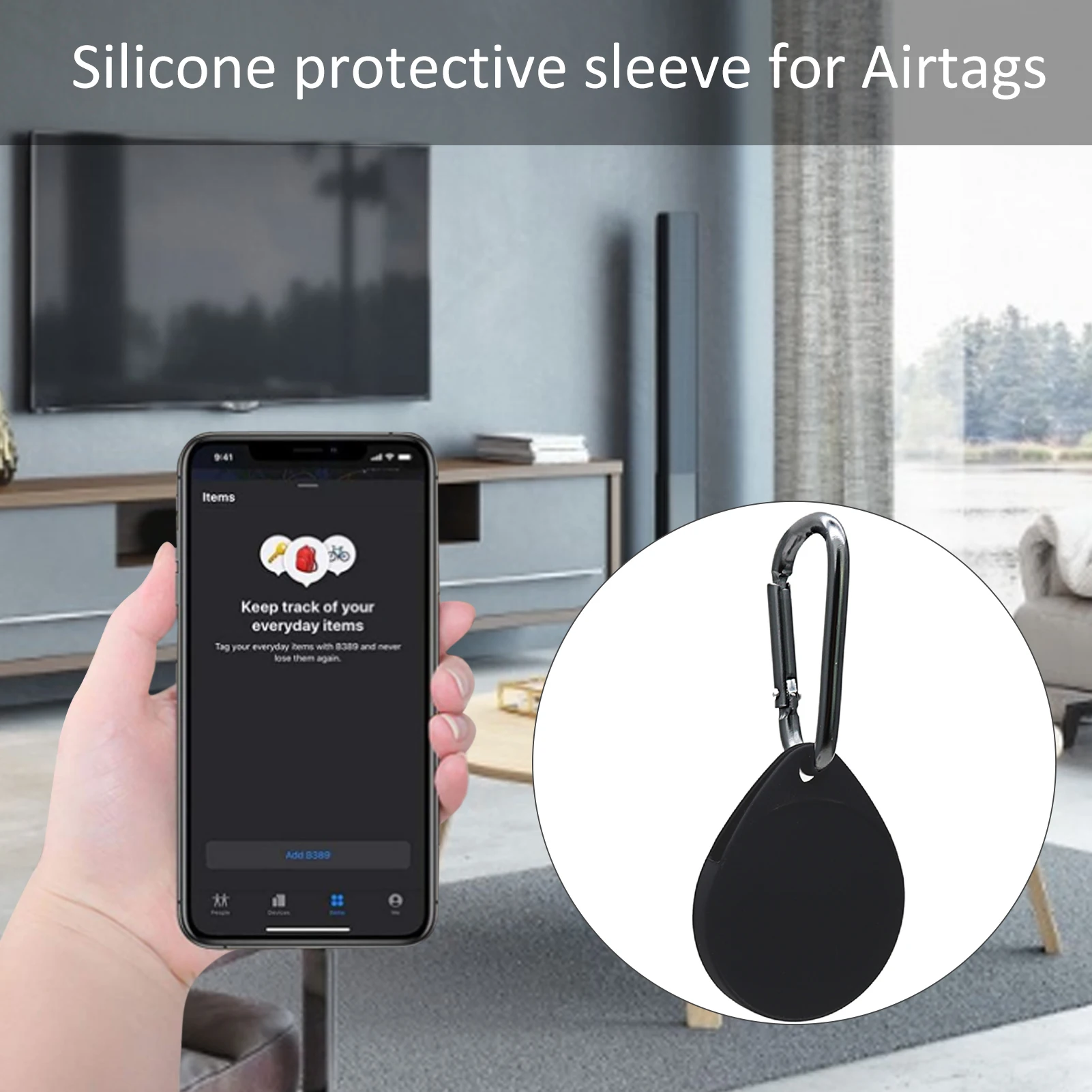 ป้องกันสำหรับ Apple Airtags บลูทูธไร้สาย Tracker พกพา Anti-Lost อุปกรณ์ป้องกันสำหรับ Airtag อุปกรณ์เสริม