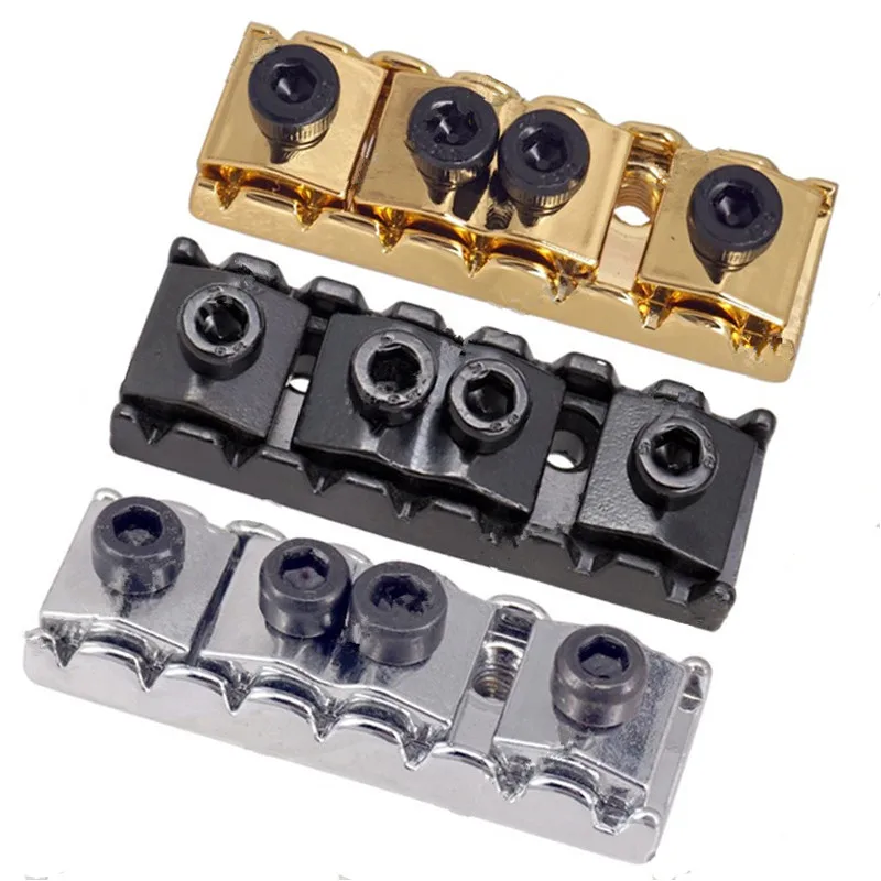 Ein Satz 7-saitiger E-Gitarren-Sicherungsmutter für Tremolo-Brücke, Doppelverriegelungssystem, Länge 48 mm, Gitarrenzubehörteile – Detail 1