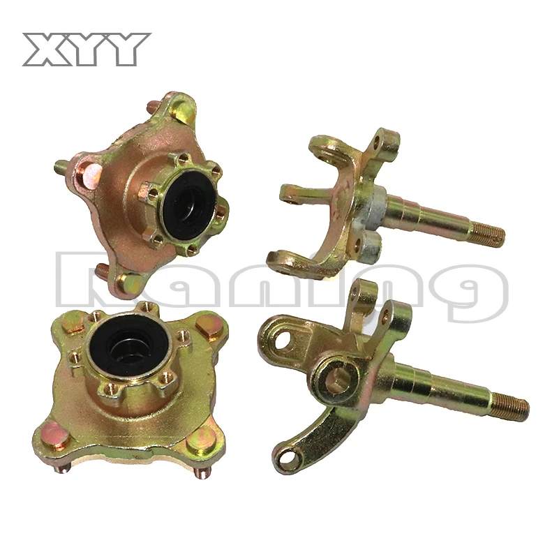 ATV big bull ATV accessories Strut Knuckle Spindles with Brake Disc Wheel Hubs fit150cc 200cc 250cc Go Kart Buggy UTV Bike Parts