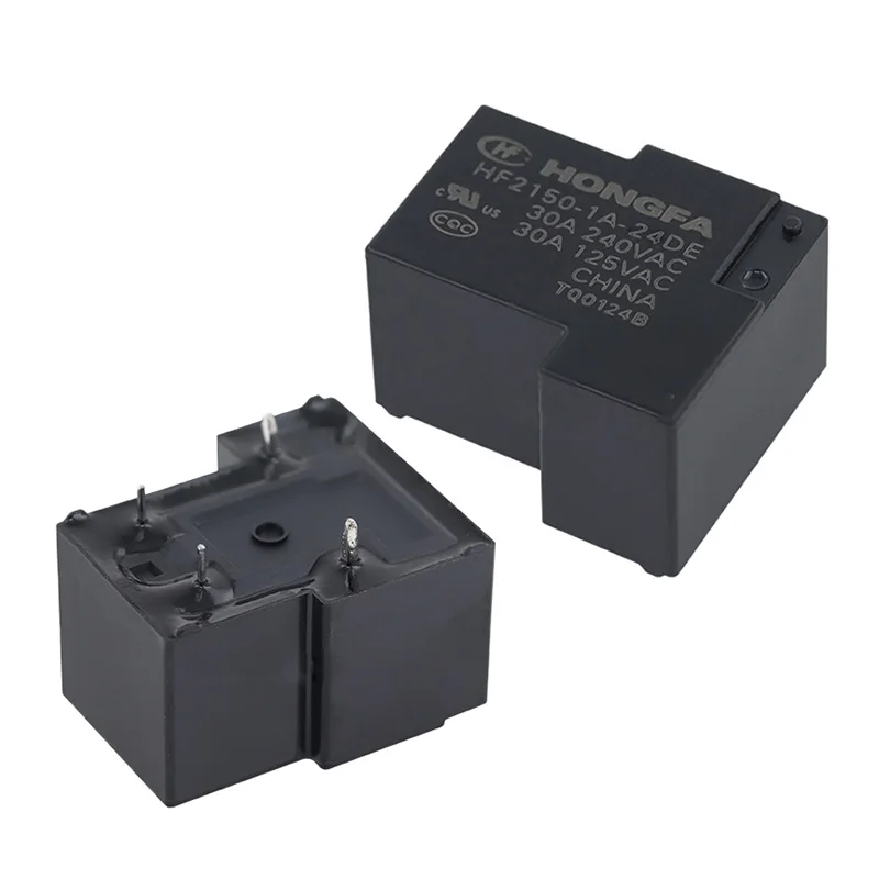 

HOT NEW 24V relay HF2150-1A-24DE HF2150 1A 24DE HF21501A24DE A set of normally open DC24V 24VDC 24V 30A 4PIN