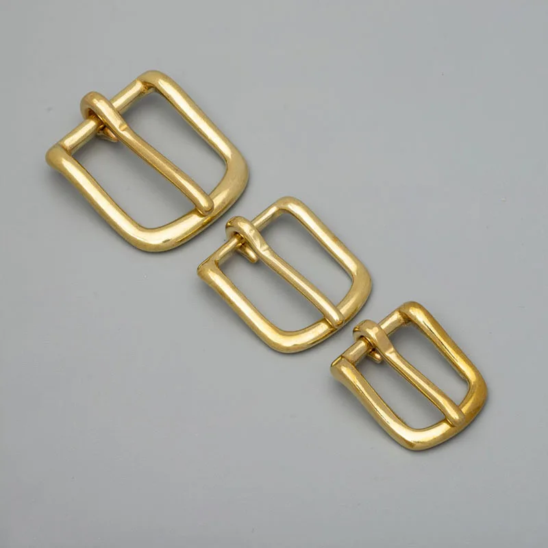 13/16/20/23/25/32/38mm metal brass pin Belt Buckles Single Prong  for DIY leather bag Halter belt strap webbing clasps shoe