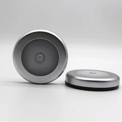 6LEDs Round Sensor Lights Wall stairs Night Lamp PIR Motion Sensor Induction Closet light for under cabinet bedroom kitchen