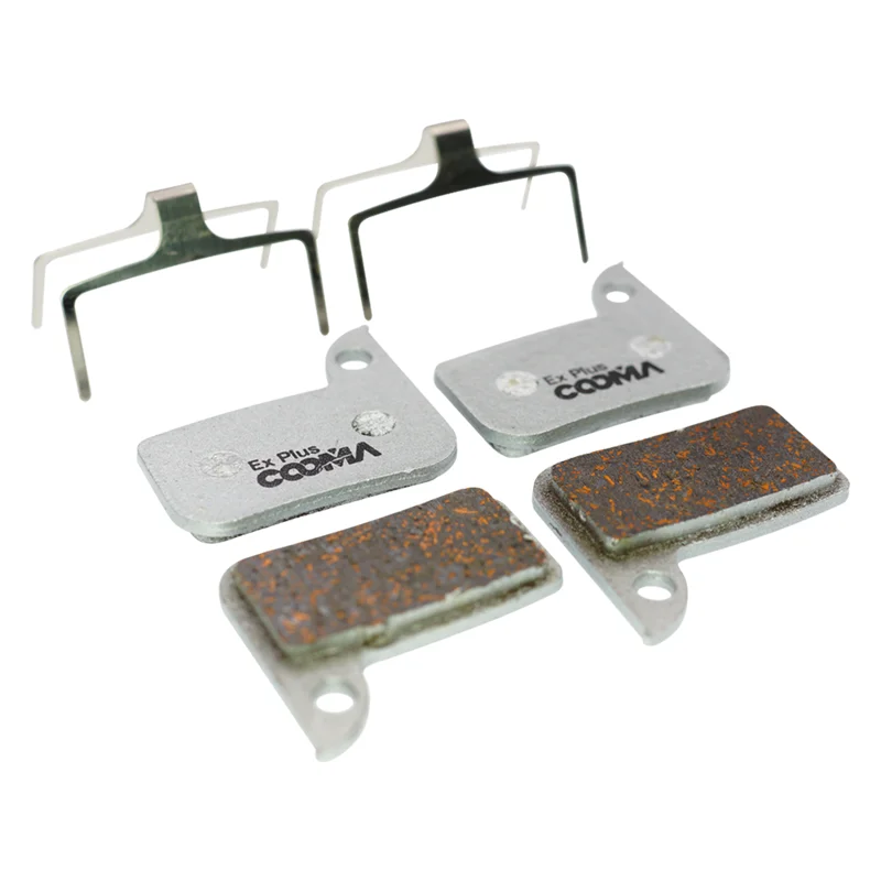 4 Pairs Ex Plus Bicycle Disc Brake Pads For SRAM Red 22 B1, Force 22, CX1, Rival 22, S700 B1, Alu-Alloy Improved Resin