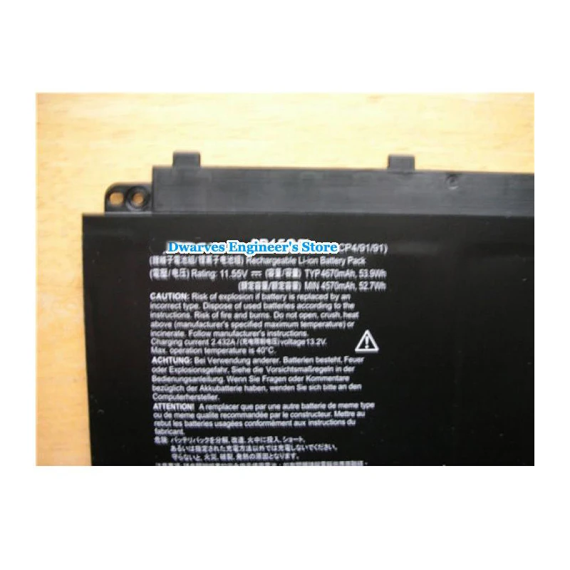 Imagem -04 - Genuine Ap15o5l 11.55v 4670mah Bateria do Laptop Ap1505l Ap15o3k Ap1503k 3icp4 91 91 para Acer Aspire S13 s5 R13 Chromebook Series