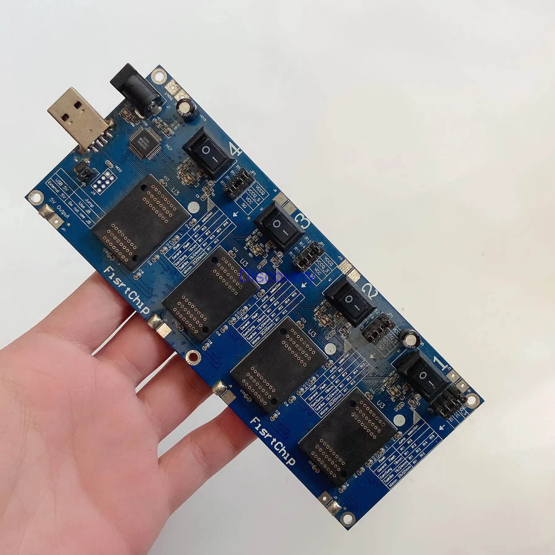 TSOP48 pamięci Flash stojak testowy 1 przeciągnij 4-bit pamięci Flash Test gumka Anguo/SM3267/FC1178 mistrz