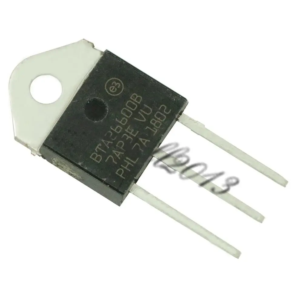 10pcs x  BTA26 BTA26-600B TO-3P BTA26-800BRG BTA26 600B 800V 25A bidirectional thyristor