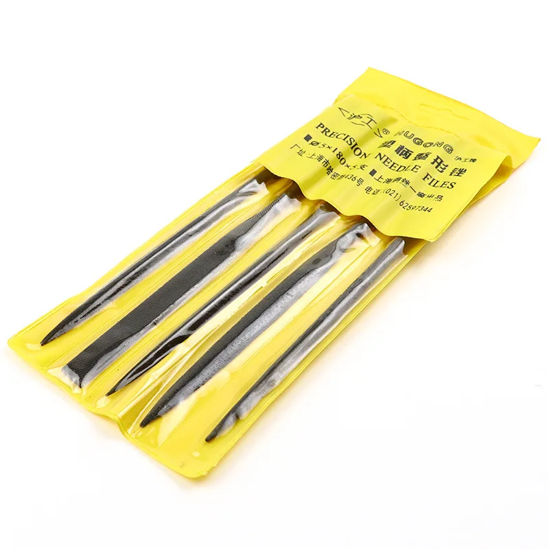 5pcs/Set 3*140mm Needle Files Set Jeweler Diamond Carving Craft Tool Metal Glass Stone