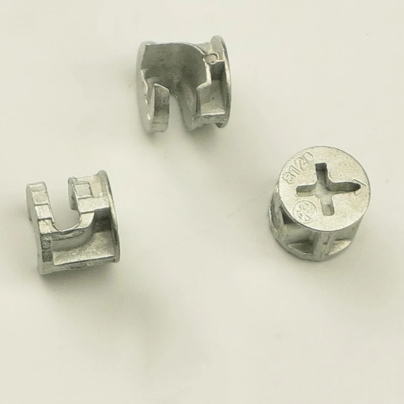 HOT 1000PCS 3 in 1 Furniture Connecting Fittings Pre-inserted Nuts Cabinet Furniture Fasteners Assembly Accessories