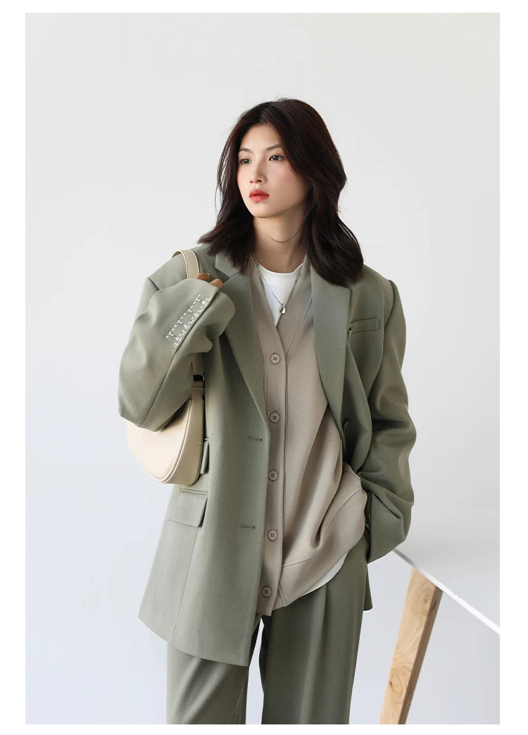 CHIC VEN Korean Women's Sweatshirts Solid Plush Thick Warm Loose Casual Female Tops Office Lady Coats Jacket Autumn Winter 2026