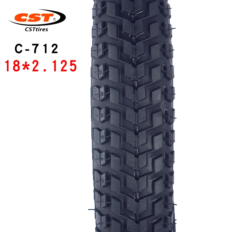 CST-Small Wheel Bicycle Tire, 18 Inch, 18x2.125, Bike Parts, C-712 Steel Wire, Antiskid and Wear Resistant, Bicycle Folding Tire