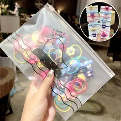 20pcs/lot Hair Scrunchies 3.5CM  Elastic Hair Bands for Girls Cartoon Hair Ring Kids Hair Accessories Hair Ties Turban Princess