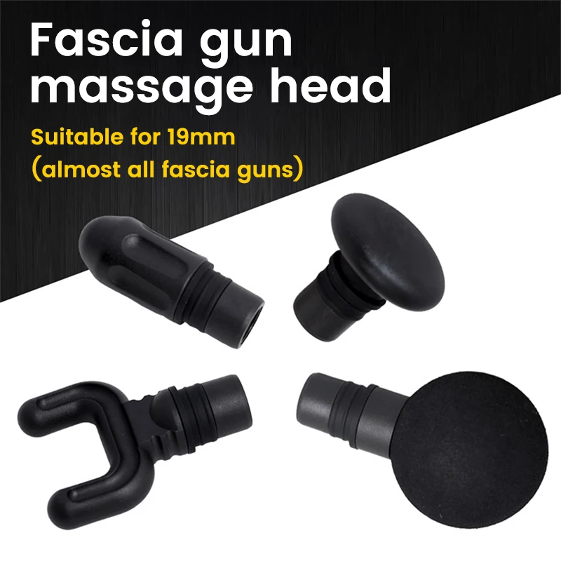 Body Relaxation Fascia Massager Gun Replacement Head Massage Head Set Massage Guns Attachments  Adapter Extended Heads