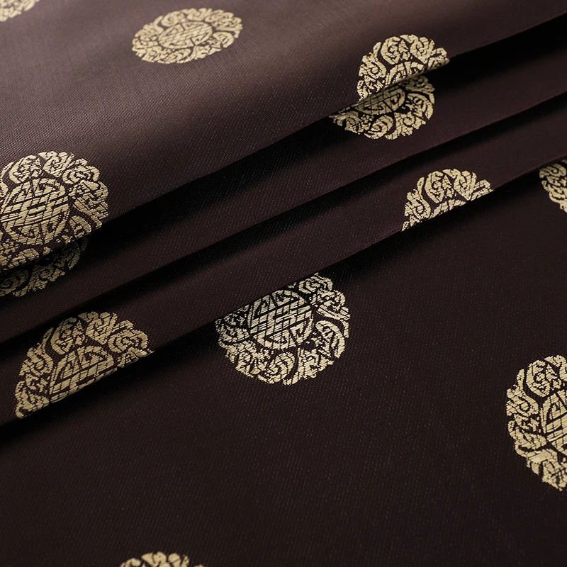 High quality brocade jacquard fabrics imitated silk designer seam material for DIY clothing for sewing cheongsam and kimono