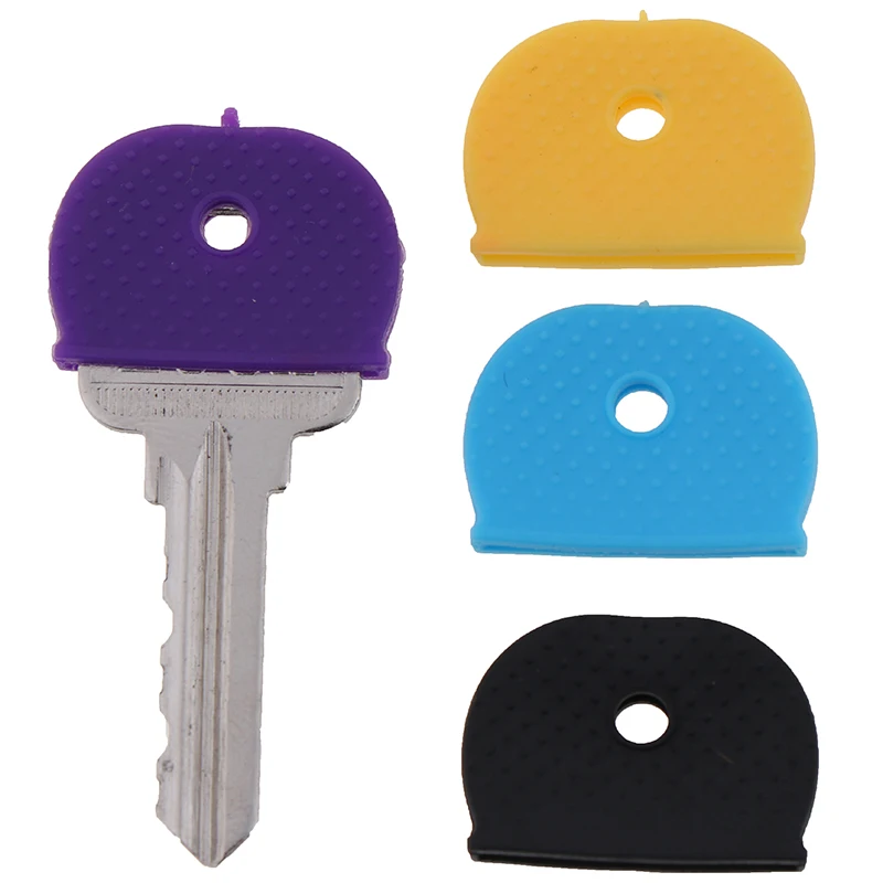 24/32Pcs Brand New Colorful Key Top Cover Head/cover/tag/ID Mark Mixed Top Cover Elastic Silicone Key Cover