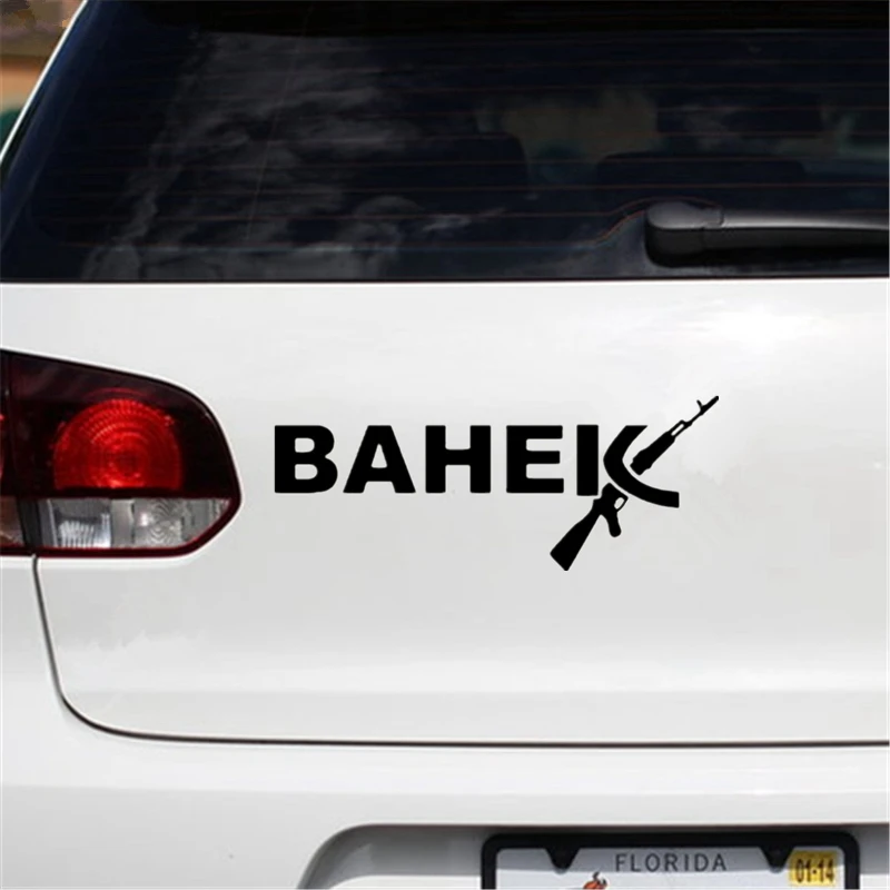 CK3065#24*9.5 cm Vanek funny car sticker vinyl decal white/black car auto stickers for car bumper window