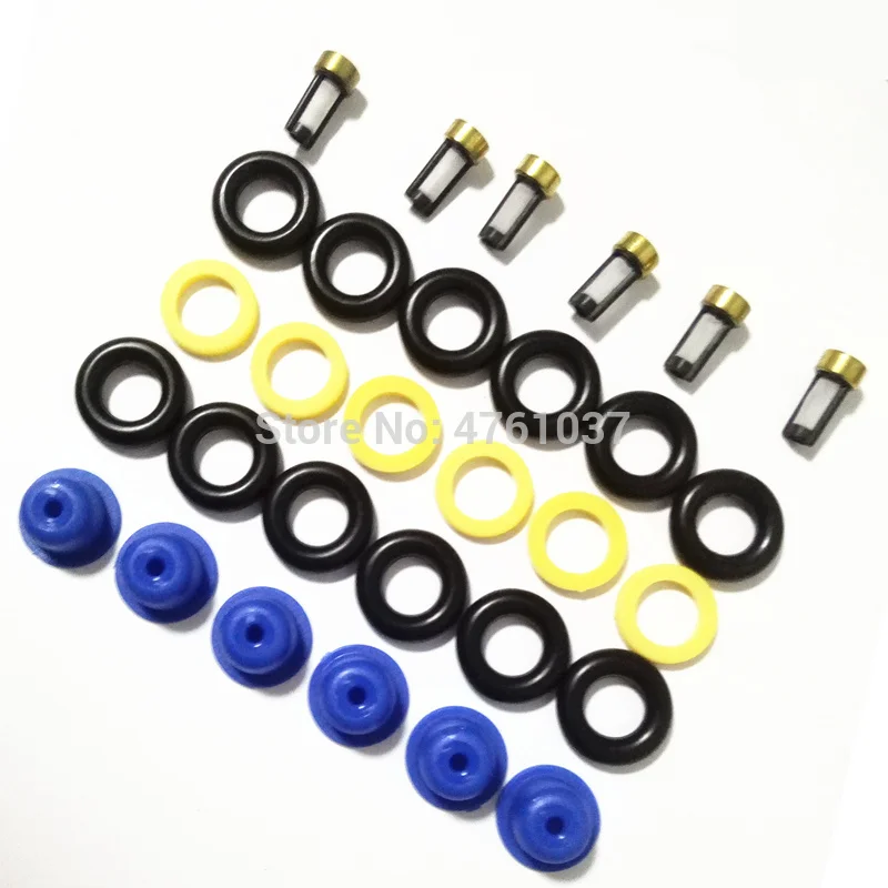 6 sets  Fuel Injector Repair Kit For Ford Audi Car Replacement For AY-RK002