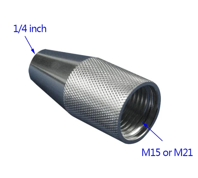 

M15/M21 Long silicone tube adapter