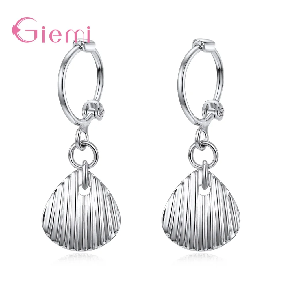 Fashion Simple 925 Sterling Silver Bow-knot Star Drop Earring for Women Girl Personality Trendy Ear Earring Jewelry Bijoux