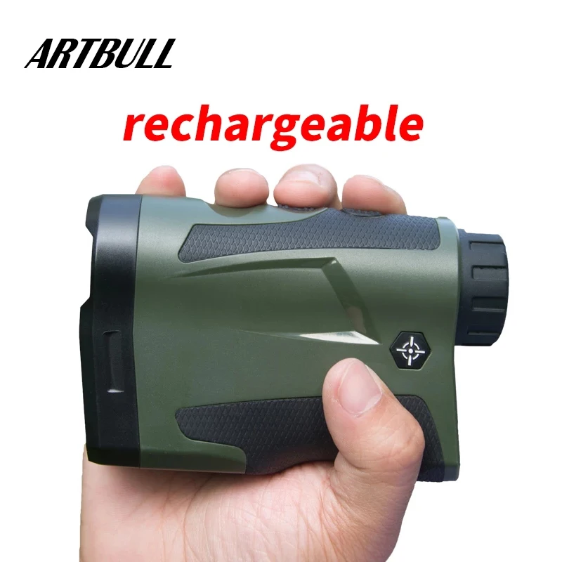 

Rechargeable Laser Distance Meter Golf RangeFinder Telescope For Hunting Speed Angle Heihgt measuring