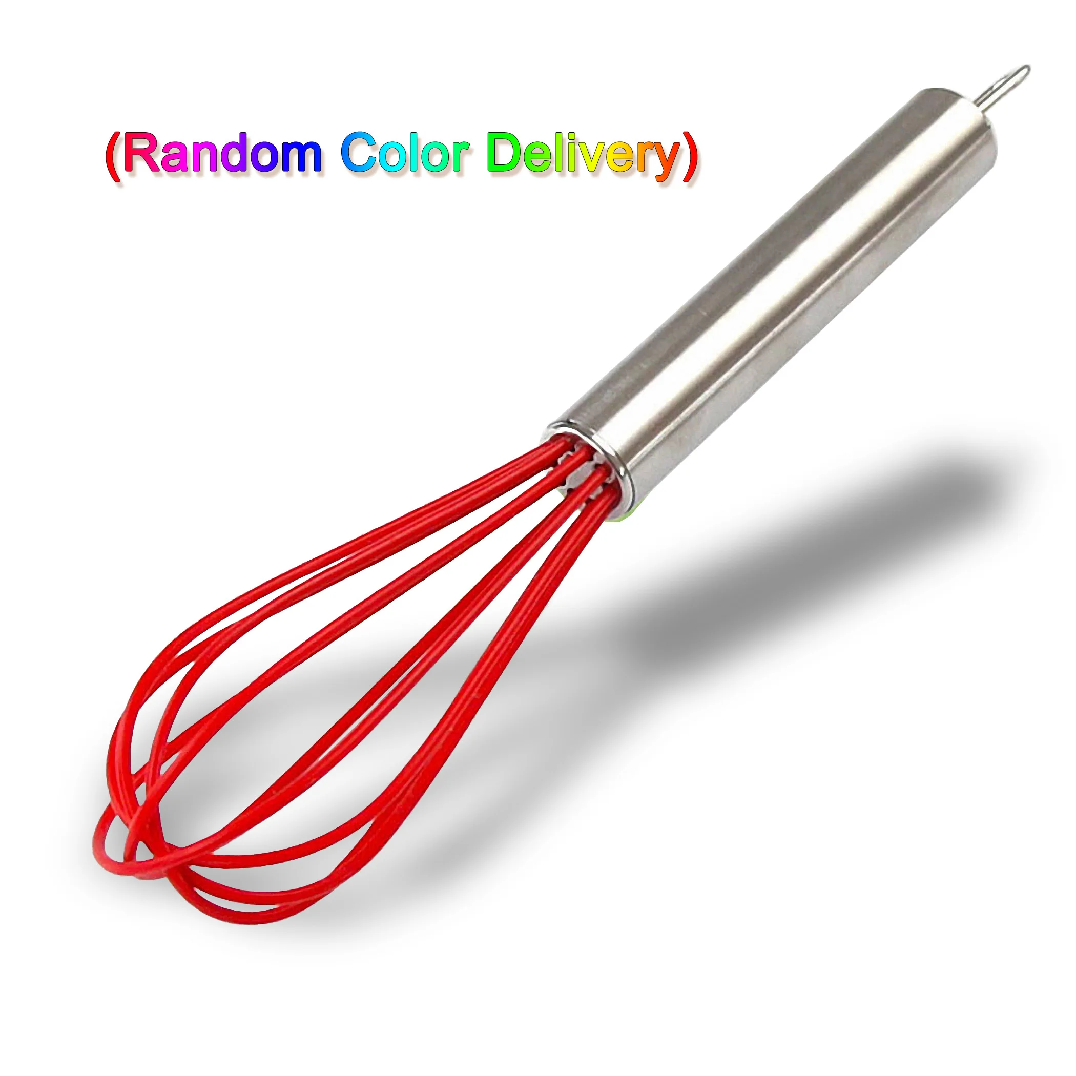 

Stainless Steel Egg-beater Manual Whisk Cream Cake Agitator Shaker Mixer - Random color Delivery