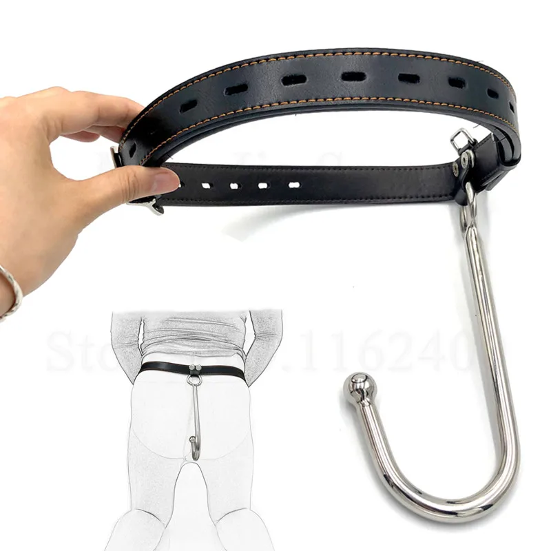 Female Chastity Belt With Butt Plug Stainless Steel Anus Hook Bondage Restraints Adult Games BDSM Anal Sex Toys For Couples