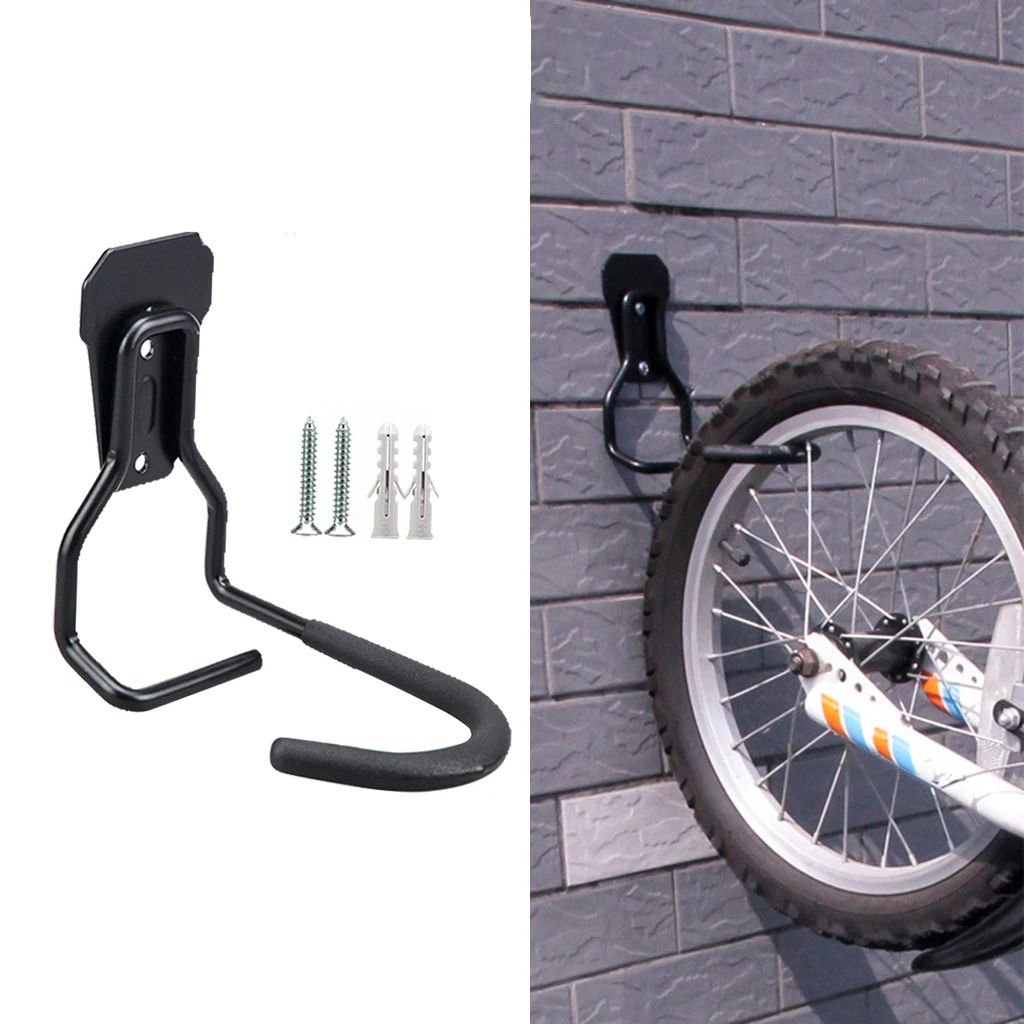 Iron Bike Hook Wall Stand Holder Mount Bicycle Mountain Bike Storage Wall Mounted Rack Stands Bicycle Wall Hanger Hook