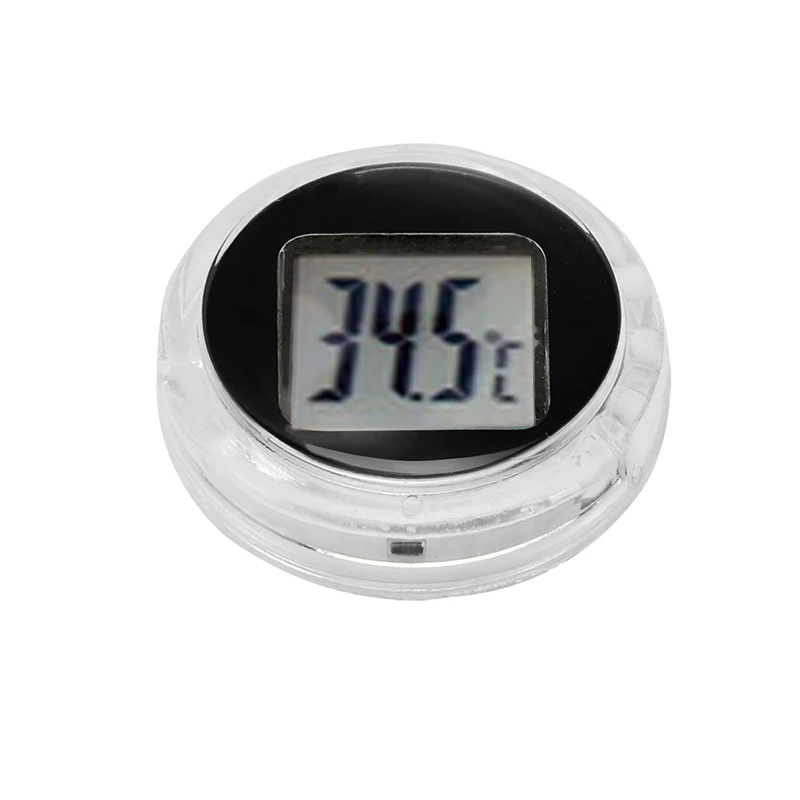 High Quality Car Digital Thermometer Decoration Accessory LCD Car Digital Window Clock On Window Fahrenheit