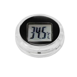 High Quality Car Digital Thermometer Decoration Accessory LCD Car Digital Window Clock On Window Fahrenheit