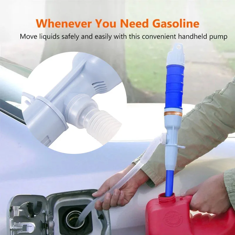 Liquid Transfer Pump Water Pump Powered Electric Transfer Fuel Gas Oil Suction Pumps Non-Corrosive Liquids Not Include Battery