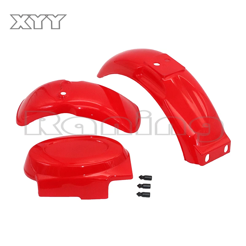 1 Set Plastic Front Rear Fender Guard with left fender For Honda Monkey Z50 Z50R 50J Z50 Gorilla Bike Motorcycle Parts