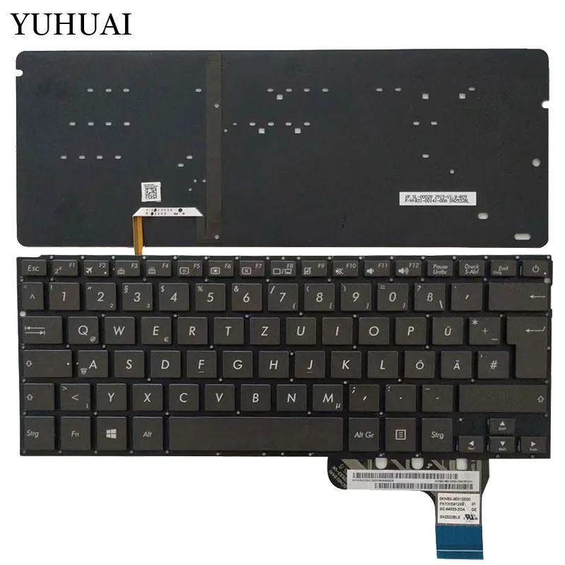 German Laptop Backlit Keyboard For ASUS Zenbook U303 U303LB U303LN U303UA U303UB UX303L UX303 U303L UX303LN