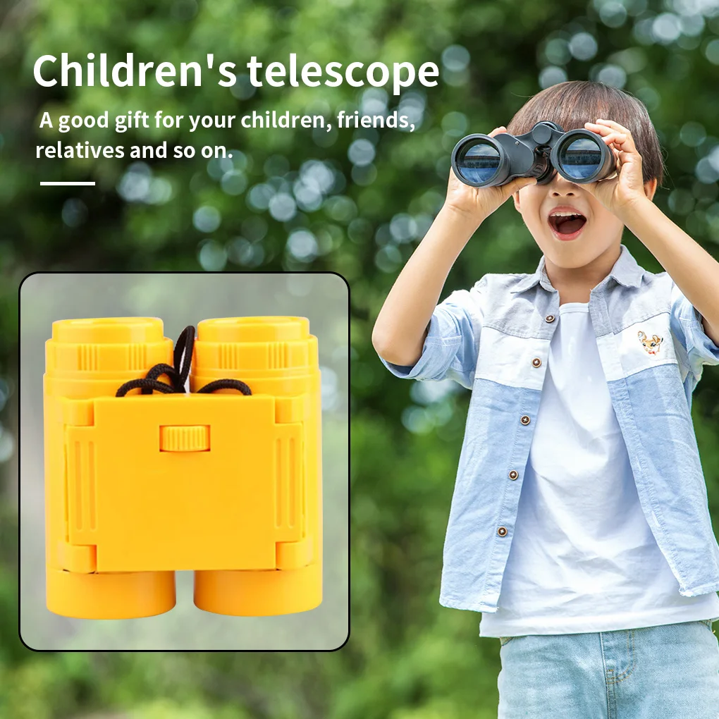 Telescope Portable Kid Binocular Foldable Outdoor Observing Tool High Resolution Children Binocular