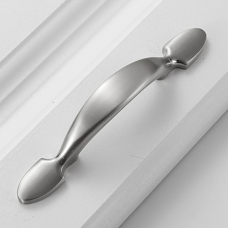 YUTOKO Schrankgriffe, Zinklegierung, moderne silberne Türgriffe, elegante Schubladengriffe, Knöpfe, Küchenmöbelgriff, Hardware 791 – Detail 9
