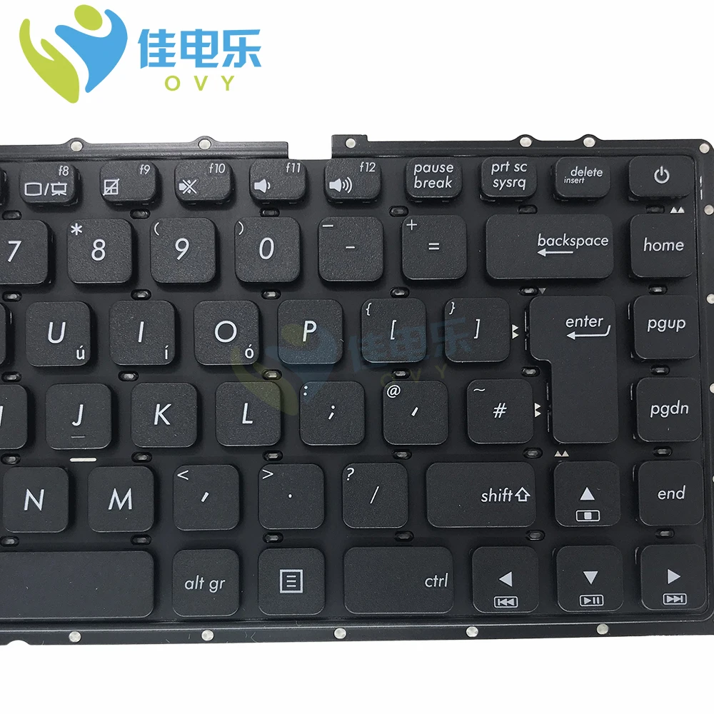 Imagem -04 - Teclado de Substituição para Asus Vivobook Teclados Pretos X441 gb do Reino Unido X441s X441ur X441na X441nc X441ua 0knb04126uk00