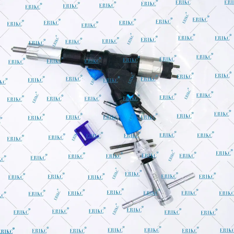 ERIKC Injector Disassembly Dismounting Repair Kit and Installation Injection Tool for Bosch Denso Siemens Piezo Nozzle Injector