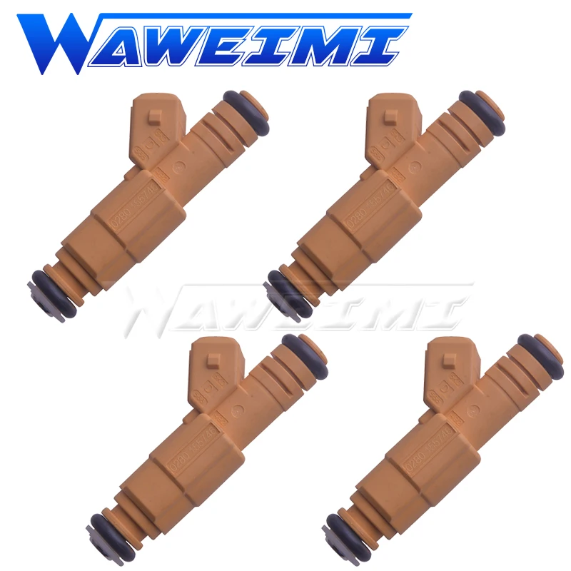 WAWEIMI 4pcs Fuel Injector 0280155746 FOR JE-EP 4.0L TYPE III Fits Vo-lvo 2.9L V90 960 S90 Car-styling Engine Injection Nozzle